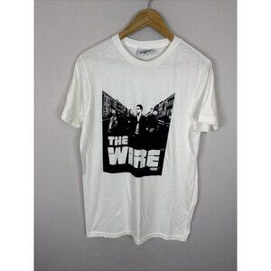 The Wire HBO Milkcrate Graphic T Shirt Official Licensed White Medium
